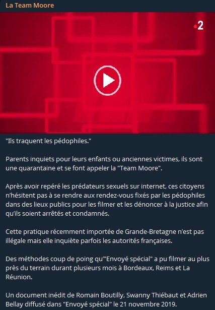 Ils traquent les pédophiles. Ils traquent les pédophiles.
